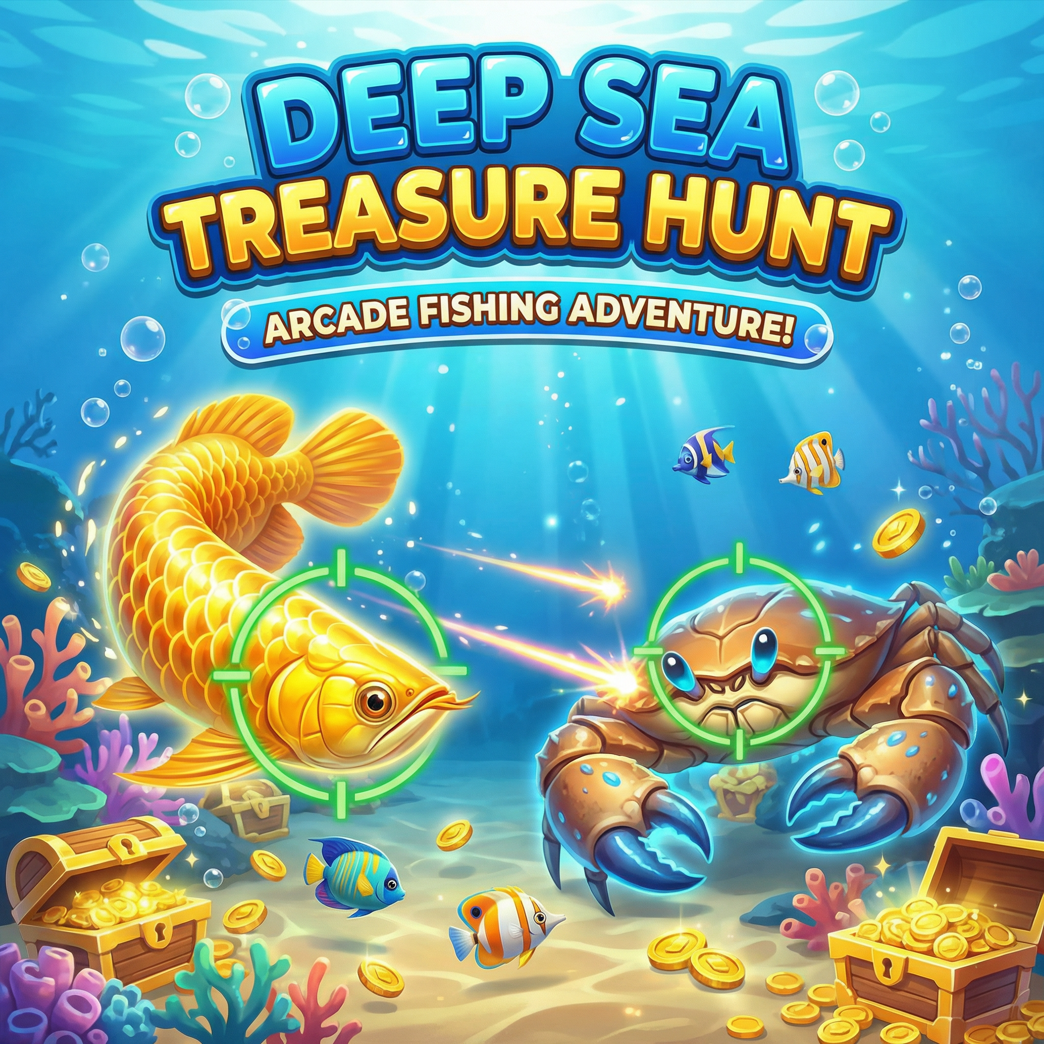 捕鱼游戏展示海底世界